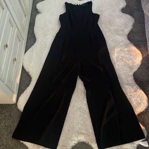 Black wide leg jumpsuit